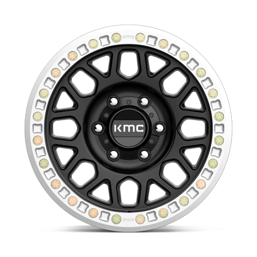 KMC Km234 Grenade Desert Beadlock 17X8.5 6X139.7 +0MM Satin Black