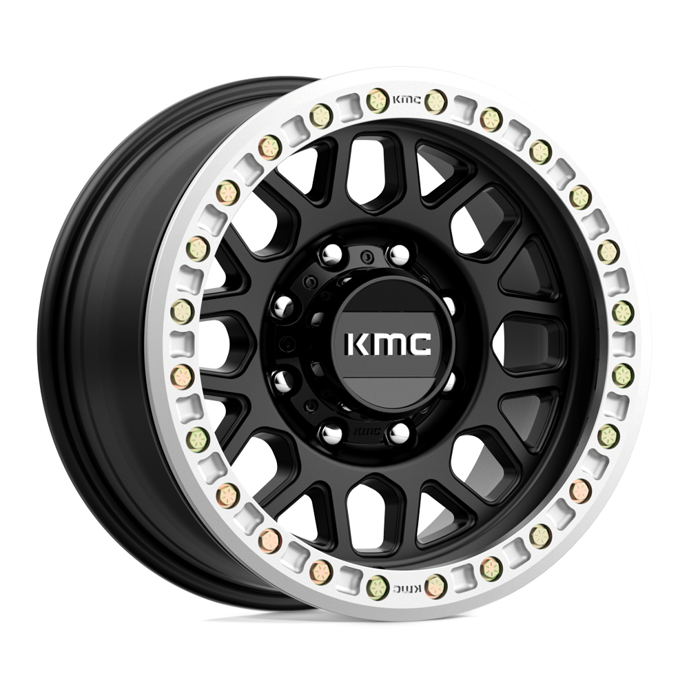 KMC Km234 Grenade Desert Beadlock 17X8.5 8X165.1 +0MM Satin Black