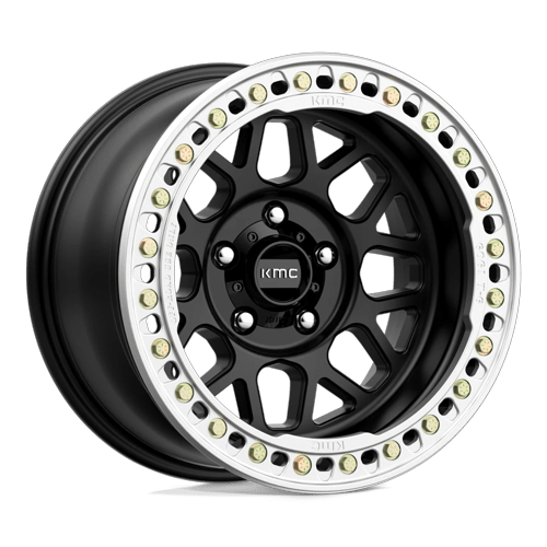 KMC Km235 Grenade Crawl Beadlock 17X9 BLANK -38MM Satin Black