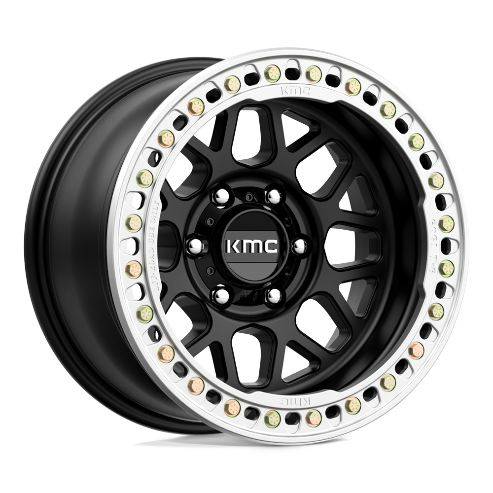 KMC Km235 Grenade Crawl Beadlock 17X9 6X139.7 -38MM Satin Black