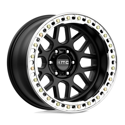 KMC Km235 Grenade Crawl Beadlock 20X10 6X139.7 -48MM Satin Black