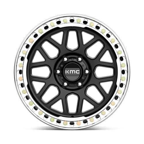 KMC Km235 Grenade Crawl Beadlock 20X10 6X139.7 -48MM Satin Black