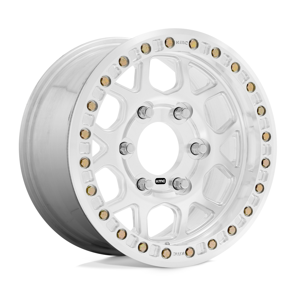 KMC Km444 Mesa Forged Beadlock 17X9 6X165.1 -12MM Raw Machined