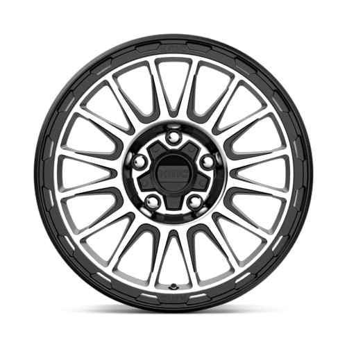 KMC Km542 Impact 17X8 5X108 +38MM Satin Black Machined
