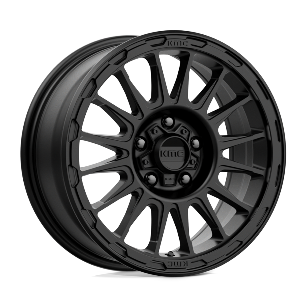 KMC Km542 Impact 17X8 6X114.3 +35MM Satin Black