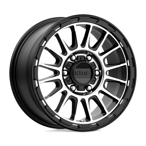 KMC Km542 Impact 16X8 6X139.7 +0MM Satin Black Machined