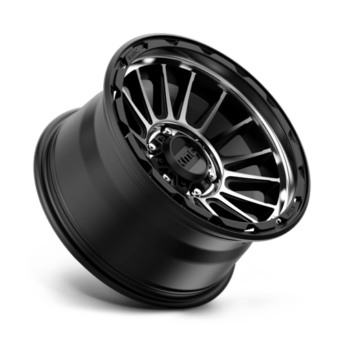 KMC Km542 Impact 17X9 6X139.7 -12MM Satin Black Machined