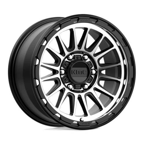 KMC Km542 Impact 17X9 6X139.7 +18MM Satin Black Machined