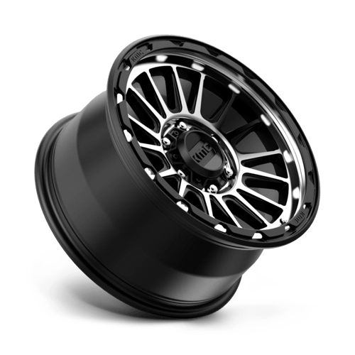 KMC Km542 Impact 17X9 6X139.7 +18MM Satin Black Machined