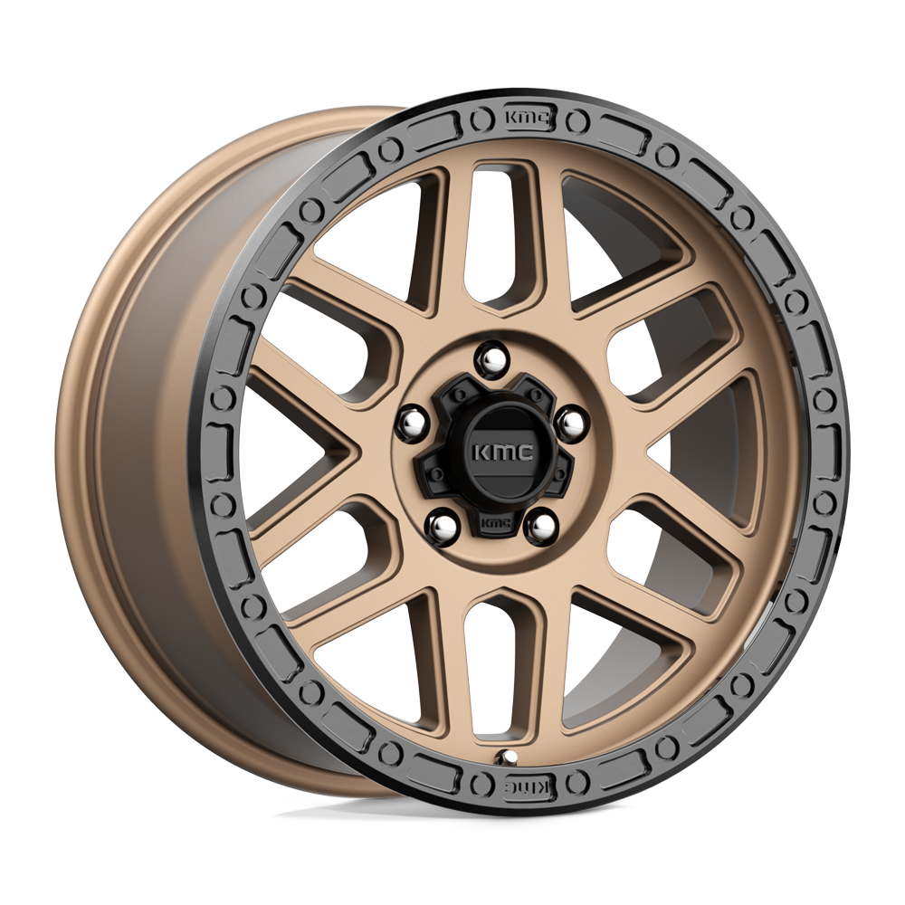 KMC Km544 Mesa 18X9 5X150 +25MM Matte Bronze W/ Black Lip