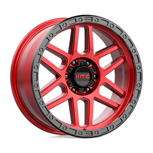 KMC Km544 Mesa 20X9 6X135 +0MM Candy Red W/ Black Lip