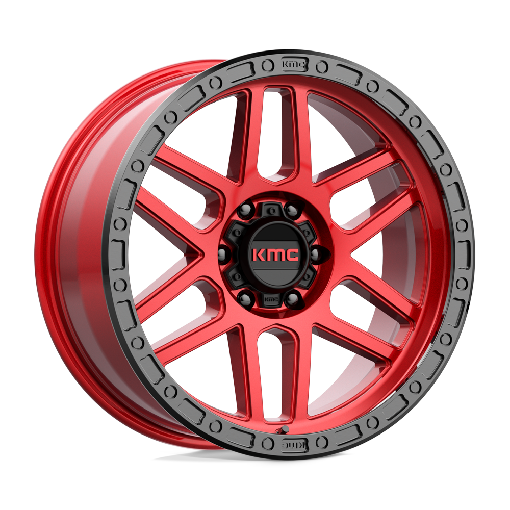 KMC Km544 Mesa 20X9 6X135 +0MM Candy Red W/ Black Lip