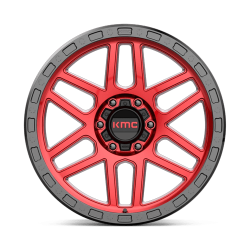 KMC Km544 Mesa 20X9 6X135 +0MM Candy Red W/ Black Lip
