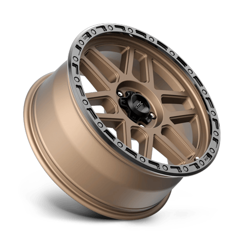 KMC Km544 Mesa 20X9 5X127 +18MM Matte Bronze W/ Black Lip