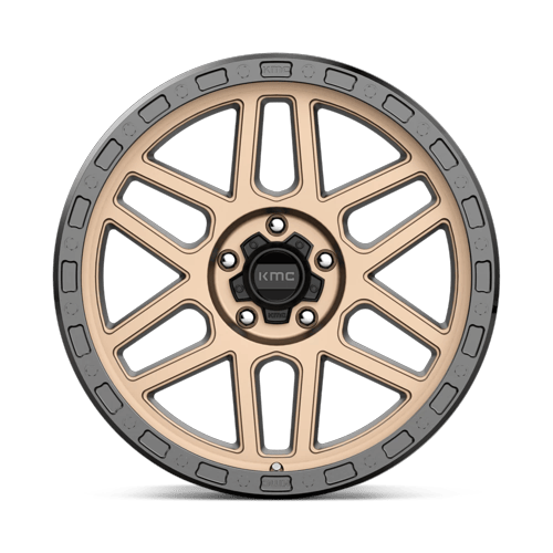 KMC Km544 Mesa 20X9 5X127 +18MM Matte Bronze W/ Black Lip