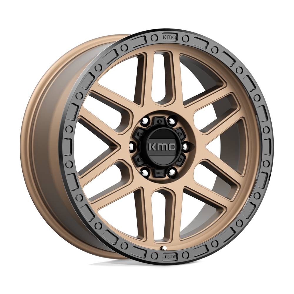 KMC Km544 Mesa 17X9 6X139.7 +18MM Matte Bronze W/ Black Lip