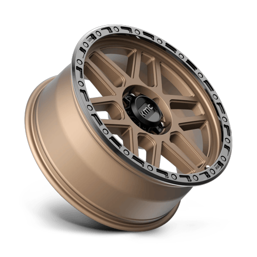 KMC Km544 Mesa 17X9 6X114.3 +18MM Matte Bronze W/ Black Lip