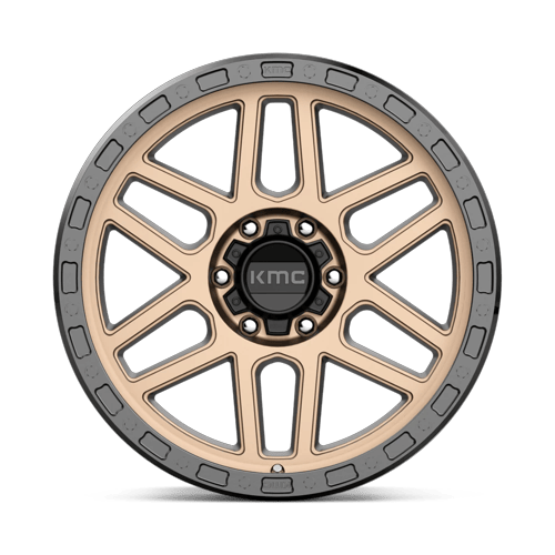KMC Km544 Mesa 17X9 6X139.7 -12MM Matte Bronze W/ Black Lip