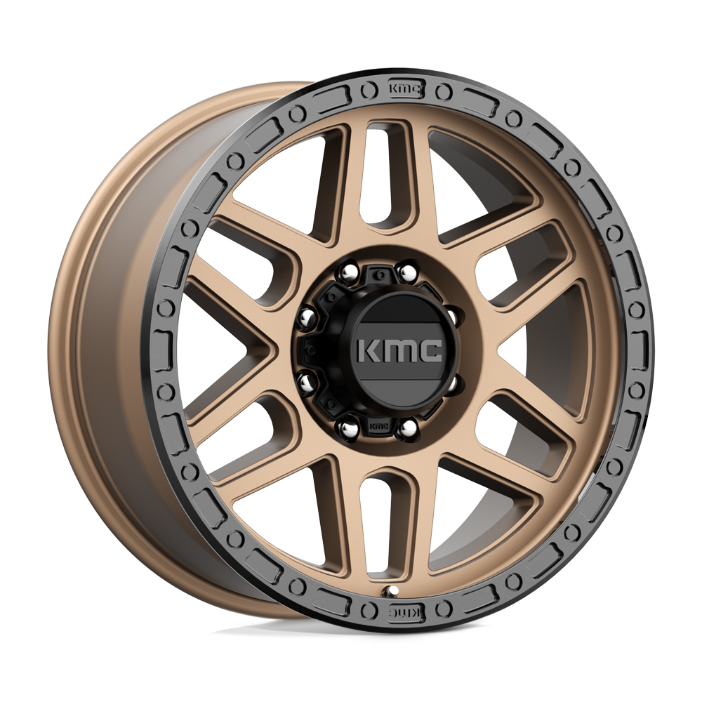 KMC Km544 Mesa 20X9 8X180 +18MM Matte Bronze W/ Black Lip