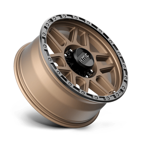 KMC Km544 Mesa 20X9 8X180 +18MM Matte Bronze W/ Black Lip