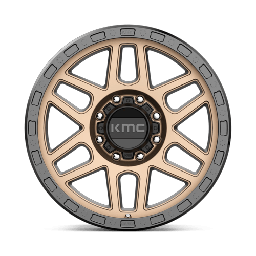 KMC Km544 Mesa 17X9 8X165.1 +18MM Matte Bronze W/ Black Lip