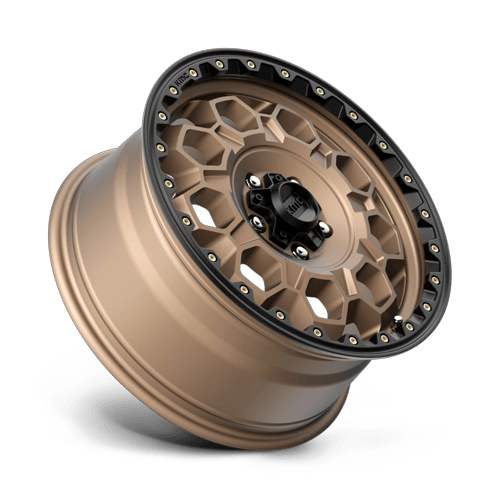 KMC Km545 Trek 17X8 5X114.3 +35MM Matte Bronze W/ Black Lip