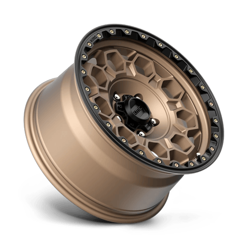 KMC Km545 Trek 17X9 5X127 +0MM Matte Bronze W/ Black Lip