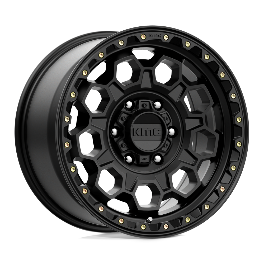 KMC Km545 Trek 17X9 6X135 +18MM Satin Black