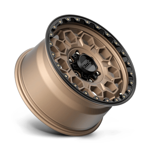 KMC Km545 Trek 17X9 6X139.7 +18MM Matte Bronze W/ Black Lip
