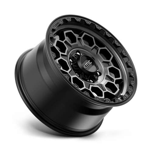 KMC Km545 Trek 17X9 6X135 +18MM Satin Black W/ Gray Tint