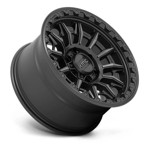 KMC Km547 Carnage 17X9 5X127 -12MM Satin Black W/ Gray Tint