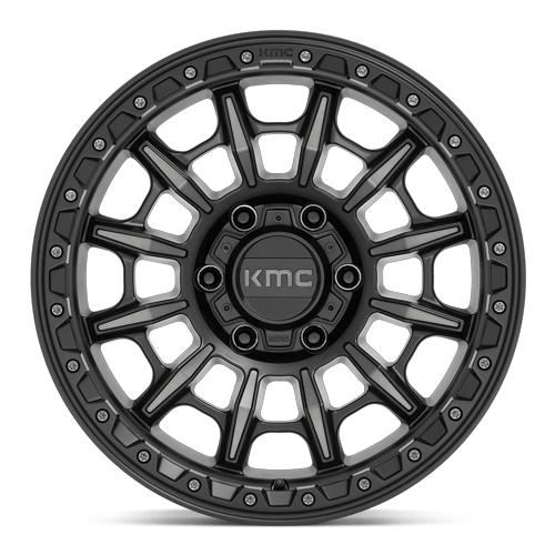 KMC Km547 Carnage 17X9 5X127 +0MM Satin Black W/ Gray Tint