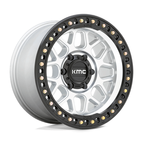 KMC Km549 Grs 18X9 8X165.1 +18MM Machined W/ Satin Black Lip