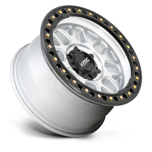 KMC Km549 Grs 20X9 5X127 +0MM Machined W/ Satin Black Lip