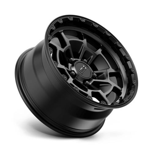 KMC Km718 Summit 17X8.5 5X127 +0MM Satin Black W/ Gray Tint