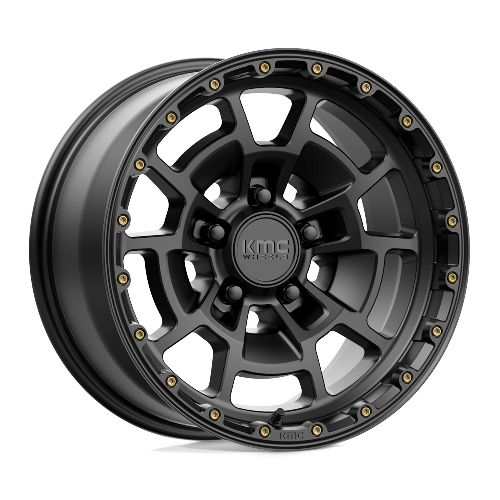 KMC Km718 Summit 17X8.5 5X127 +0MM Satin Black