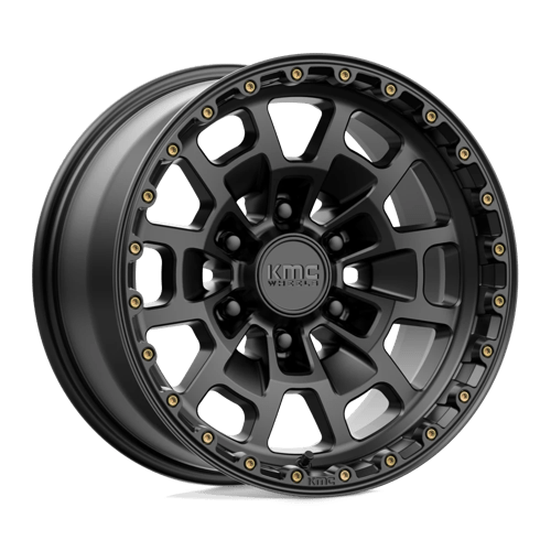 KMC Km718 Summit 17X8.5 6X135 +0MM Satin Black