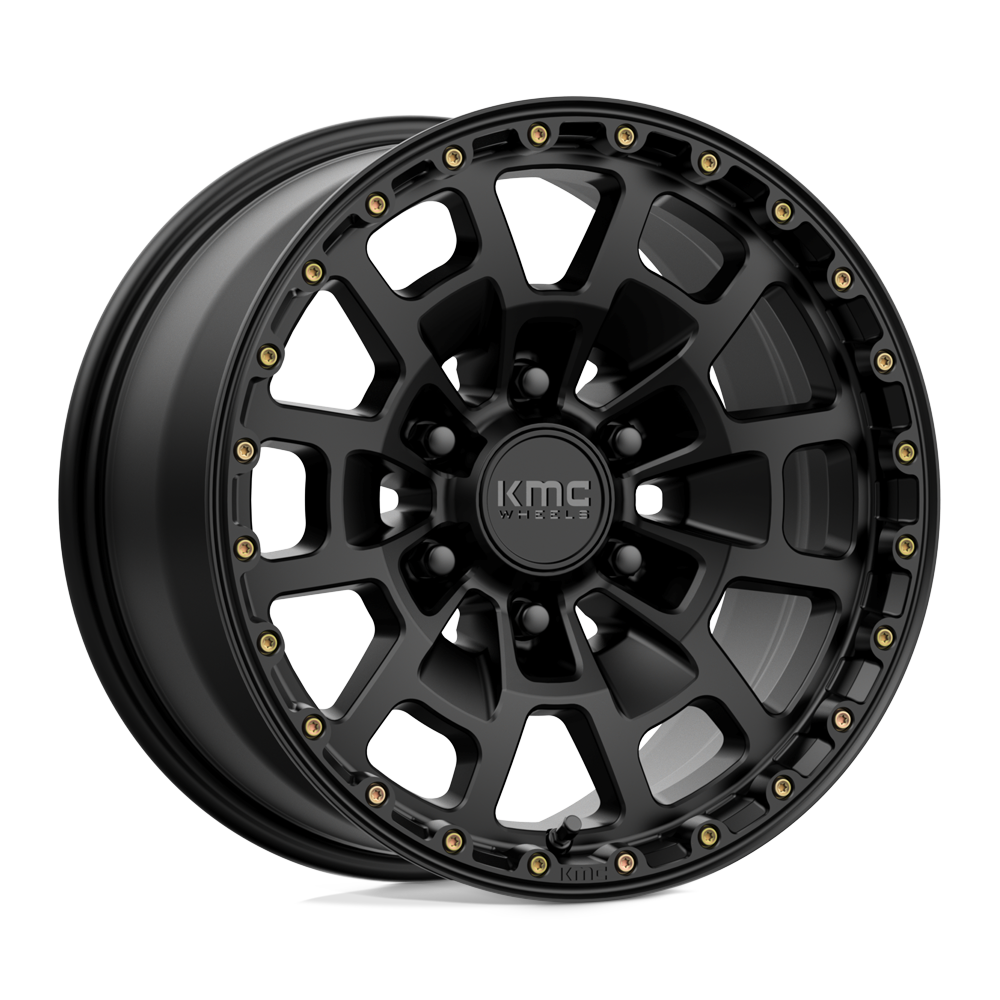KMC Km718 Summit 17X8.5 6X139.7 +18MM Satin Black