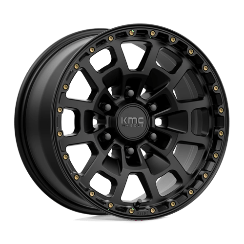 KMC Km718 Summit 17X8.5 6X139.7 +18MM Satin Black