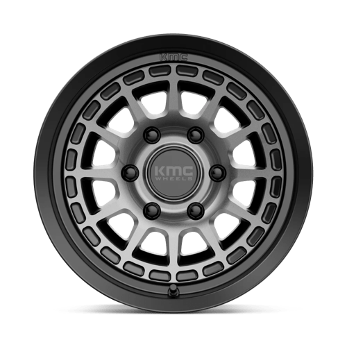 KMC Km719 Canyon 16X8 6X139.7 +0MM Satin Black W/ Gray Tint