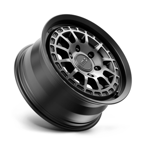 KMC Km719 Canyon 17X8 6X139.7 +35MM Satin Black W/ Gray Tint