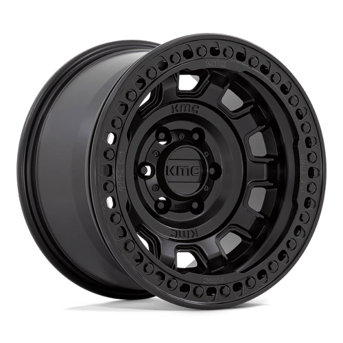 KMC Km236 Tank Beadlock 17X9 6X139.7 -15MM Satin Black