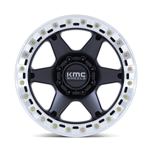 KMC Km238 Vi Beadlock 20X10 8X165.1 -48MM Satin Black W/ Machined Ring