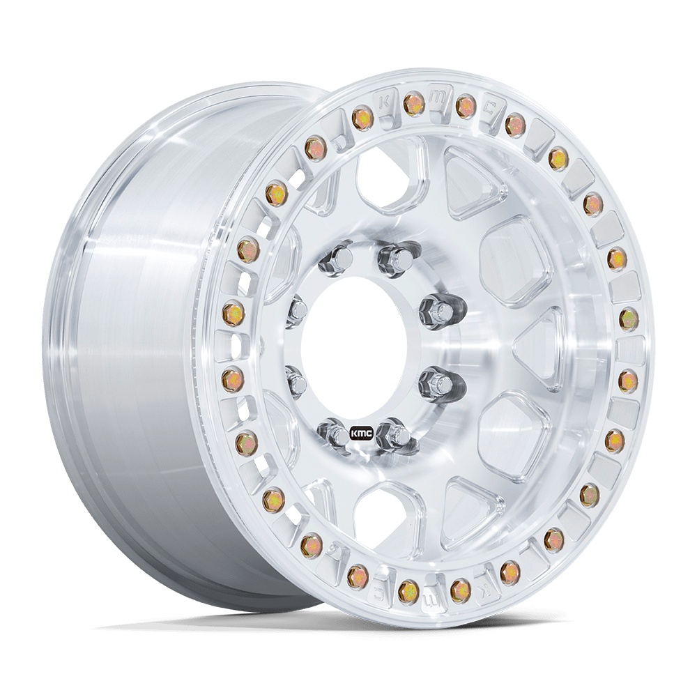 KMC Km450 Mesa Forged Beadlock 17X9 8X165.1 -12MM Raw Machined