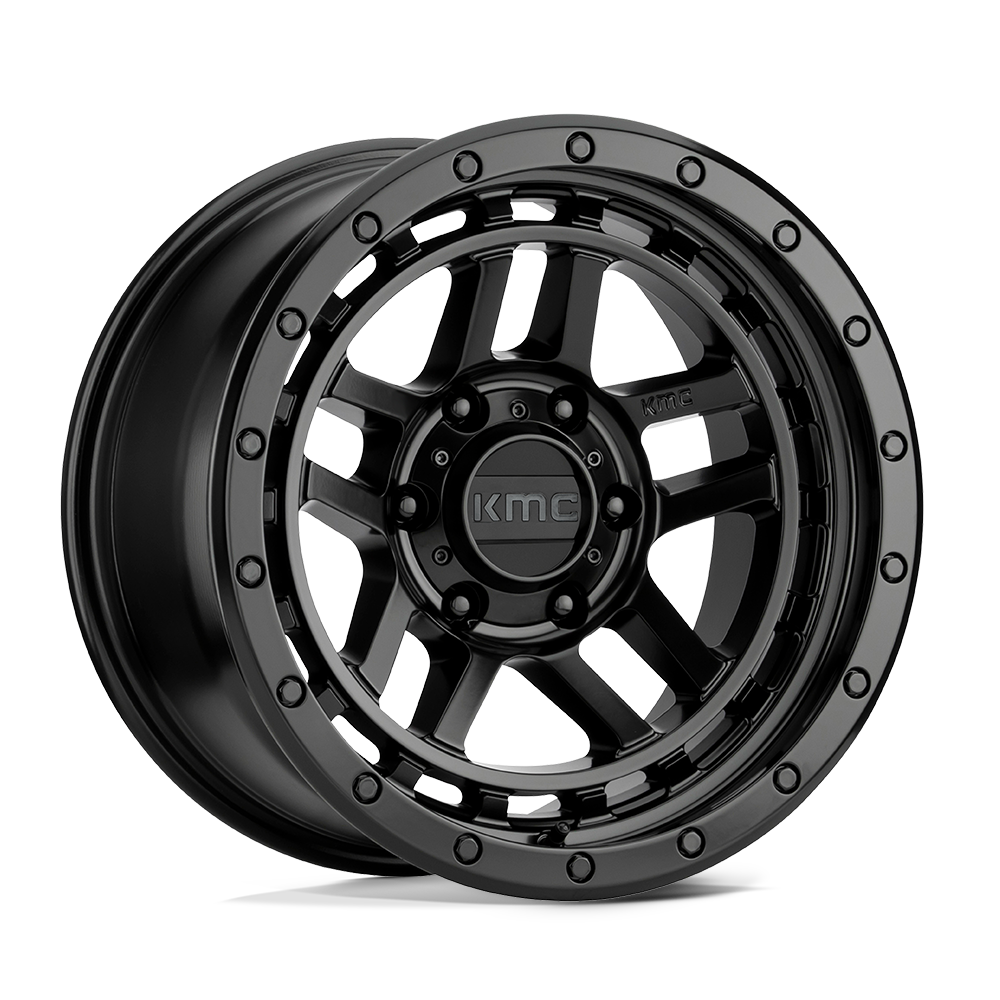 KMC Km540 Recon 17X9 5X127 -12MM Satin Black