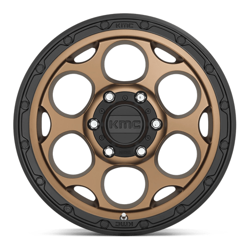 KMC Km541 Dirty Harry 18X8.5 5X127 +18MM Matte Bronze W/ Black Lip