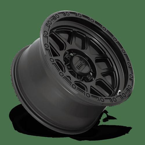 KMC Km544 Mesa 20X9 6X139.7 +18MM Satin Black W/ Gloss Black Lip