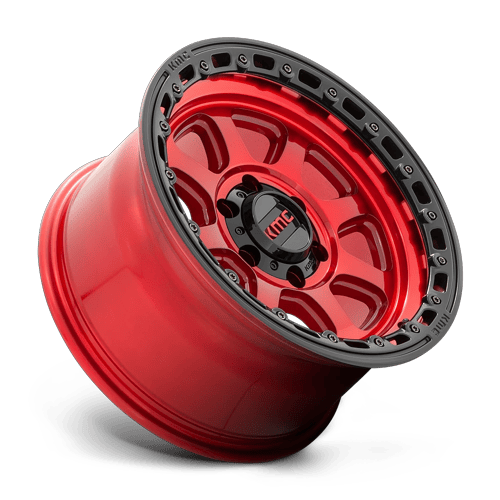 KMC Km548 Chase 18X9 8X170 +0MM Candy Red W/ Black Lip