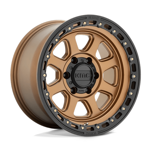 KMC Km548 Chase 20X9 5X127 +0MM Matte Bronze W/ Black Lip
