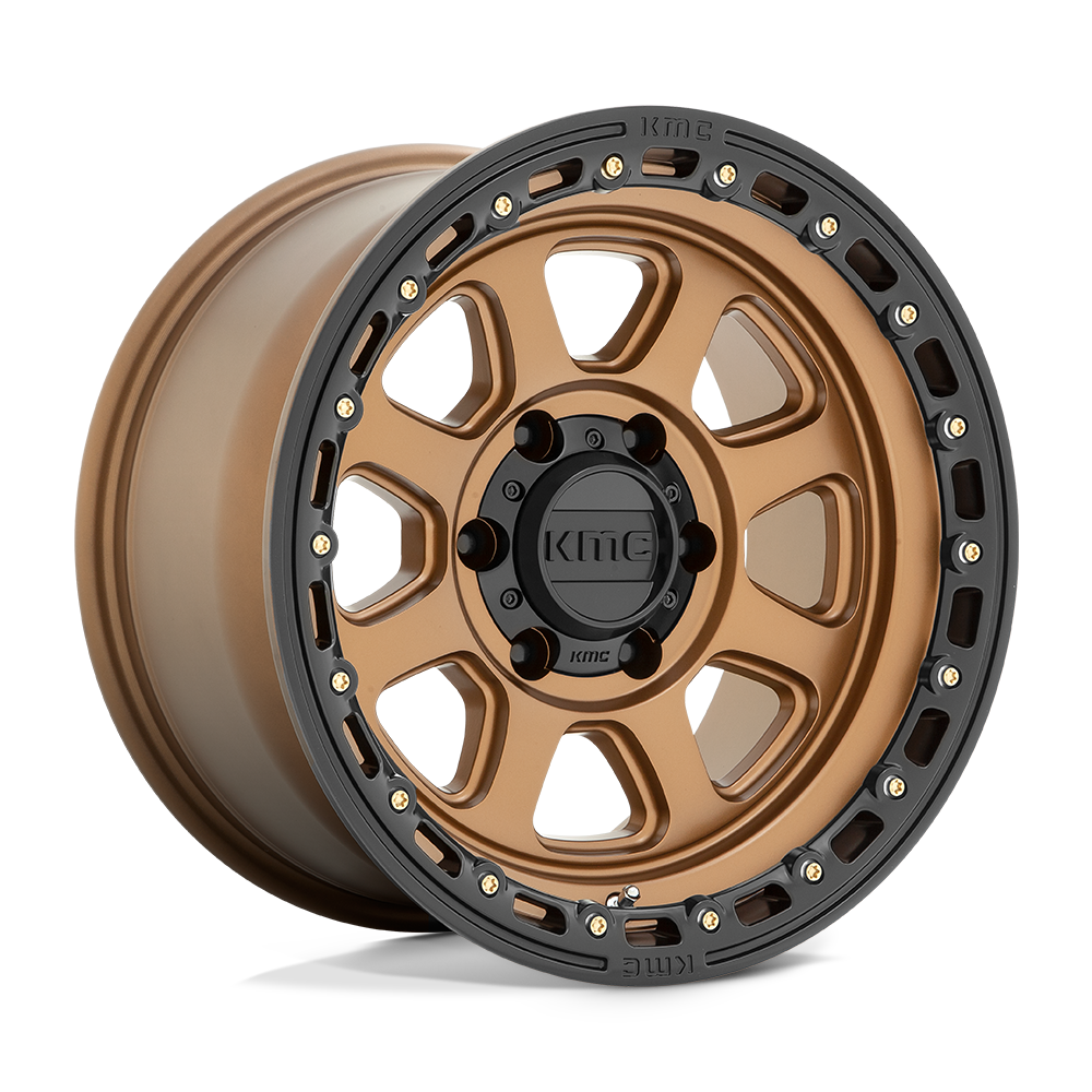 KMC Km548 Chase 20X9 8X180 +18MM Matte Bronze W/ Black Lip